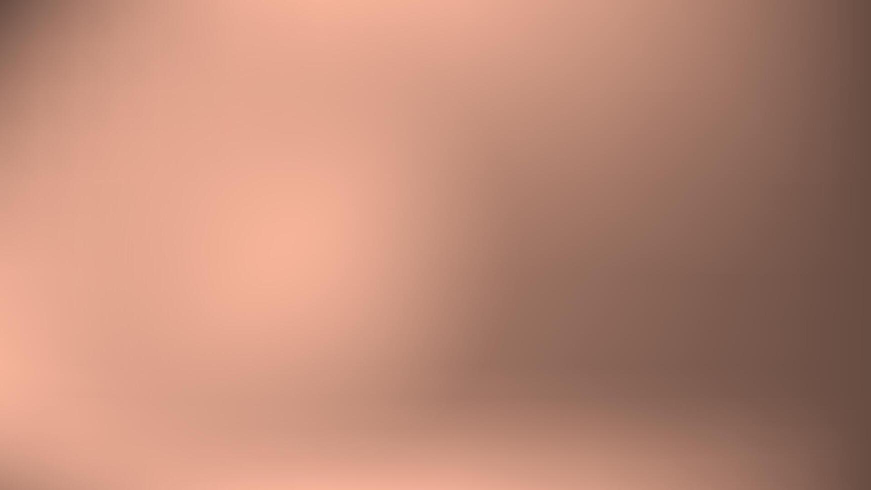 Mocha mousse gradient background. Brown coffee color gradation for abstract neutral backdrop design. Smooth blurred luxury cacao business wallpaper. 3d simple wall graphic with fluid tone. vector