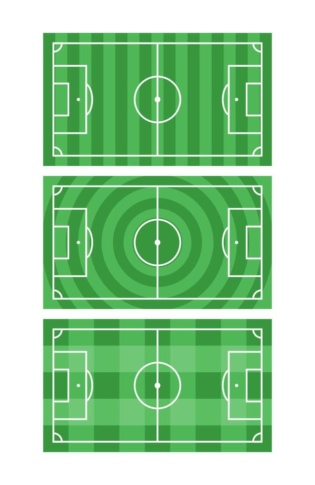 football field illustration design top view vector
