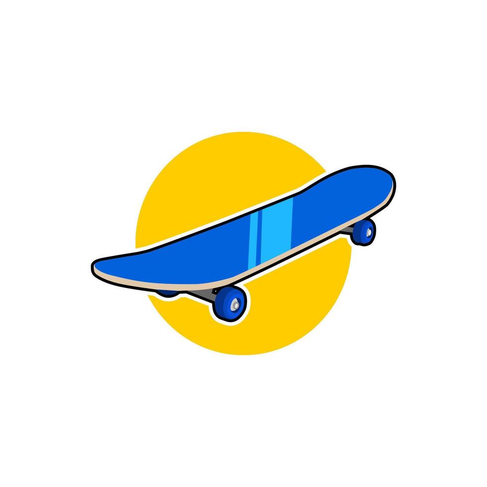 skateboard illustration image vector