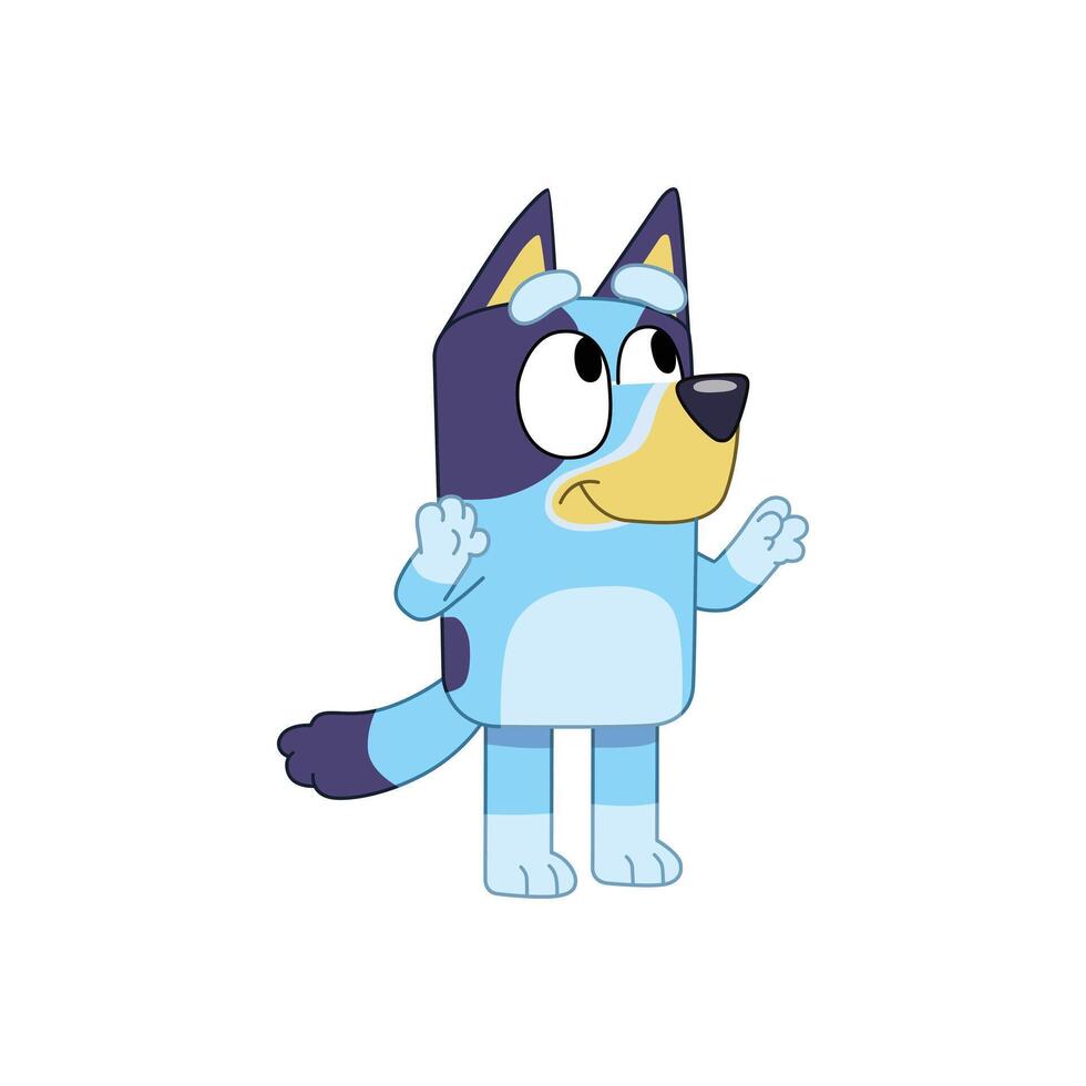 Bluey Cute Dog vector