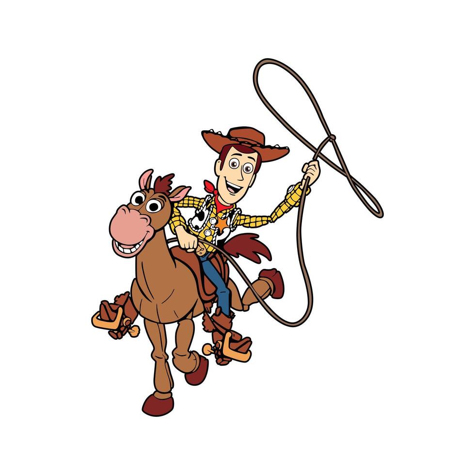 Woody Coboy Character vector