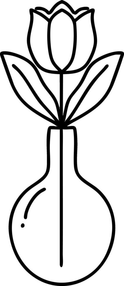 decorative flower illustration for interior design use vector