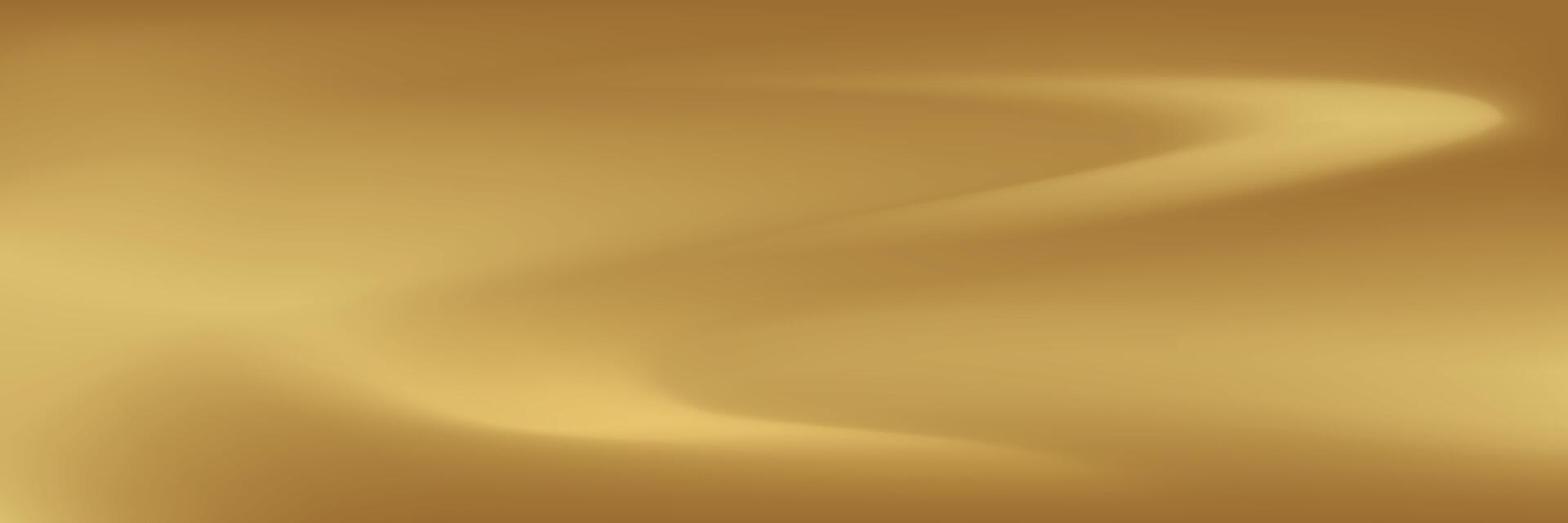 Gold abstract blurred gradient background, smoke pattern. vector