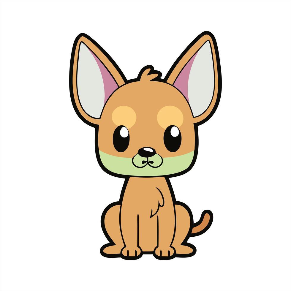 Chihuahua Cuteness Playful Pup vector