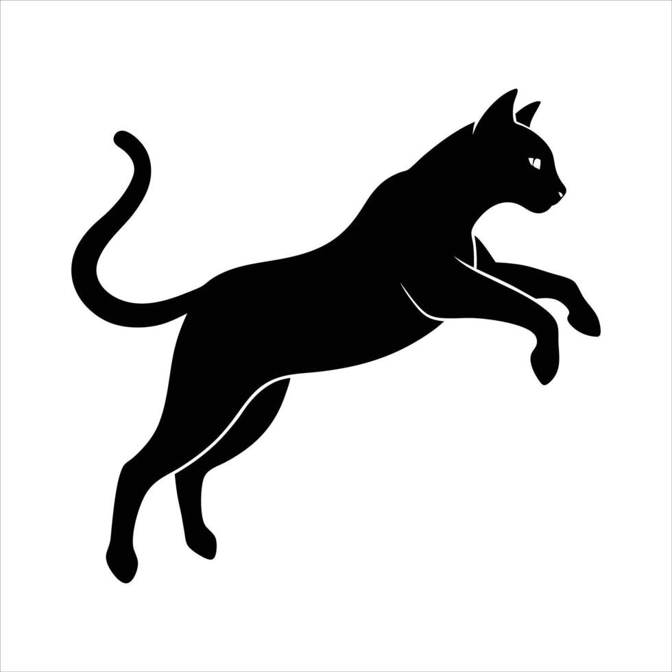 Bombay cat Jumping vector
