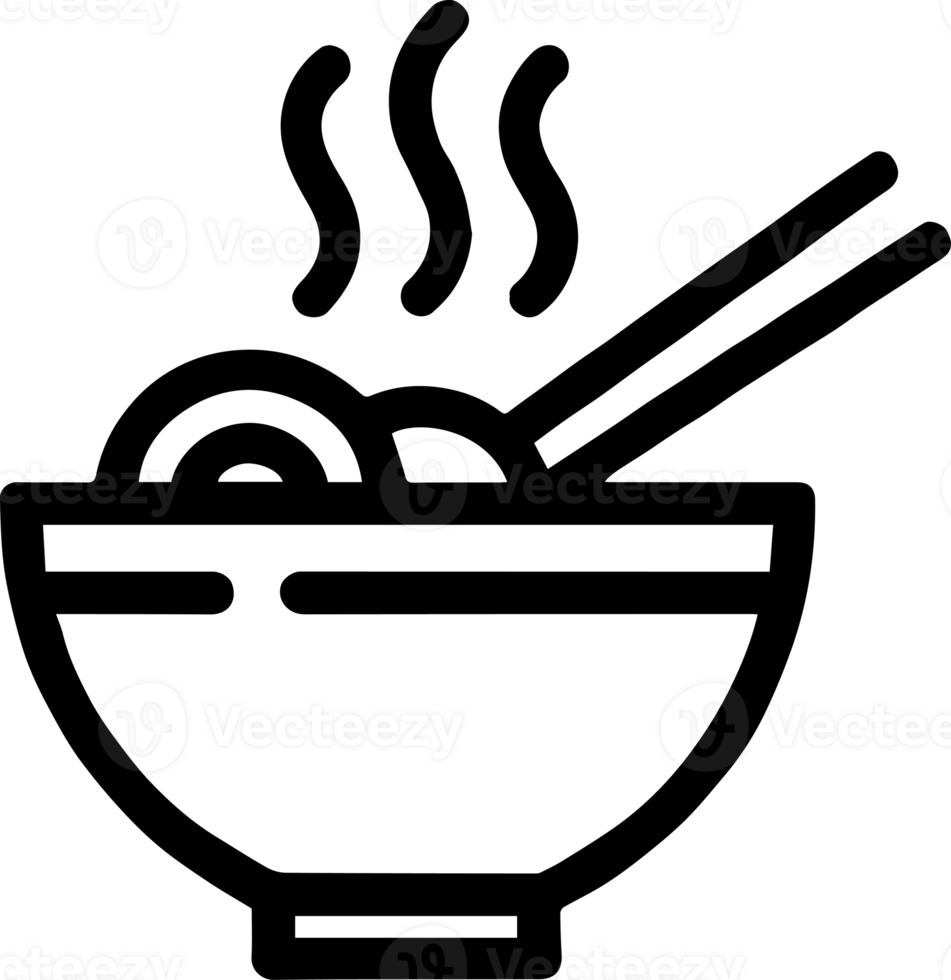 A white bowl with a slice of bread in it png