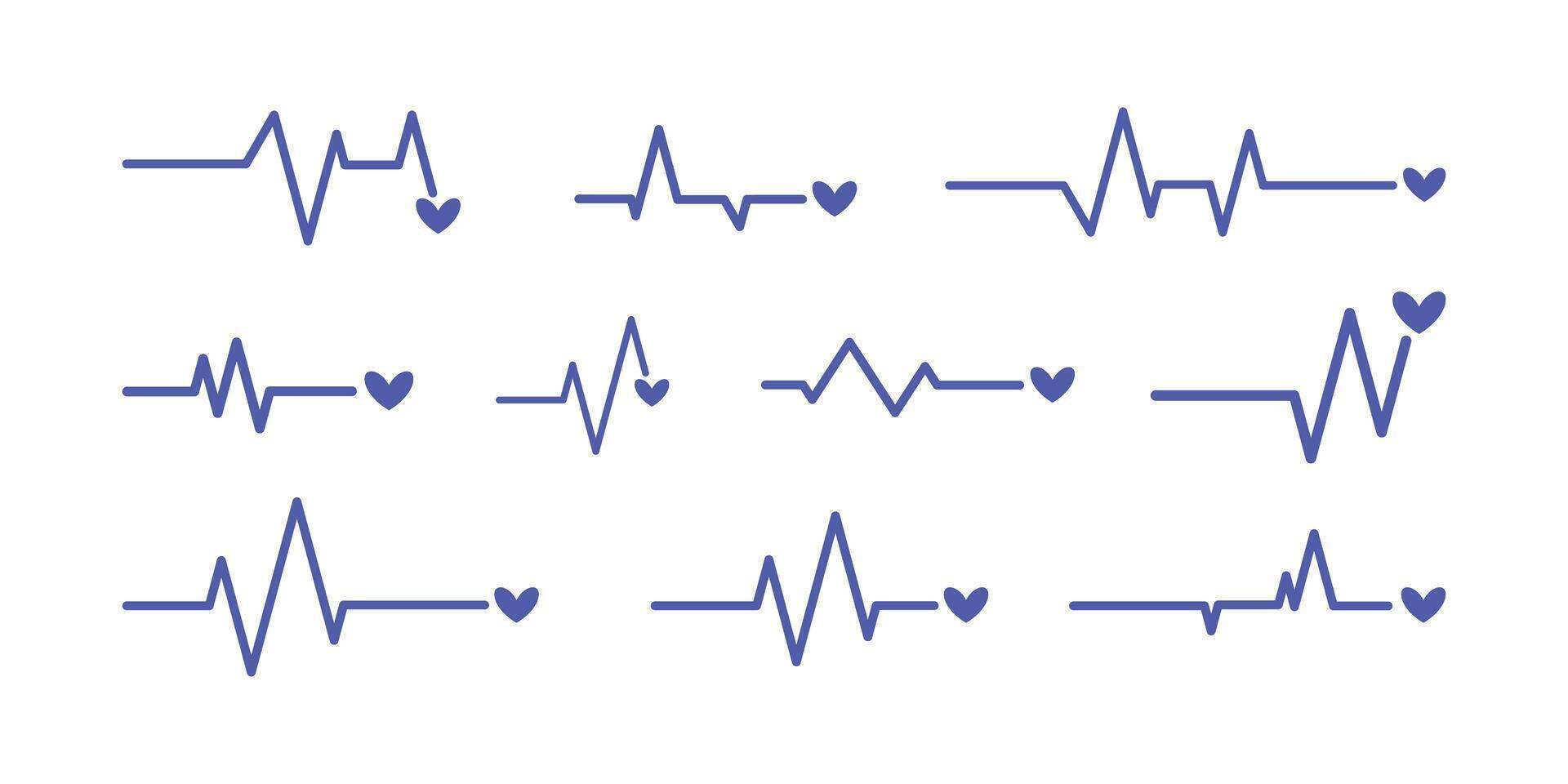 Heart Rate Icon Illustration vector