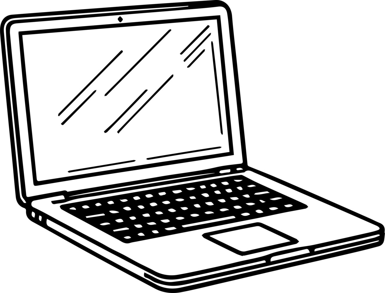 Laptop computer clip art png