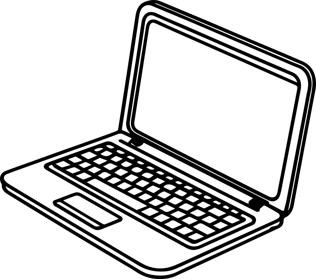 Laptop computer clip art png