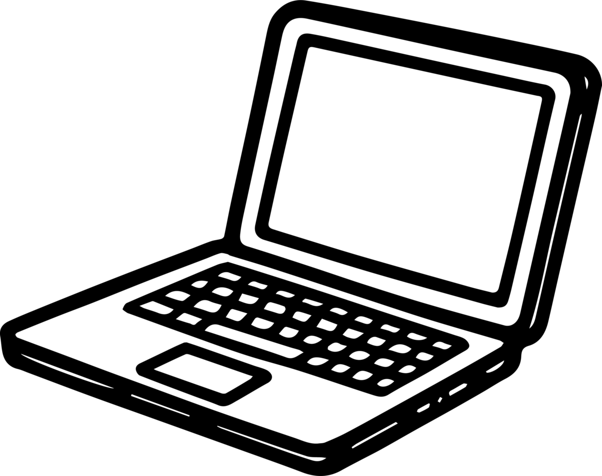 Laptop computer icon png