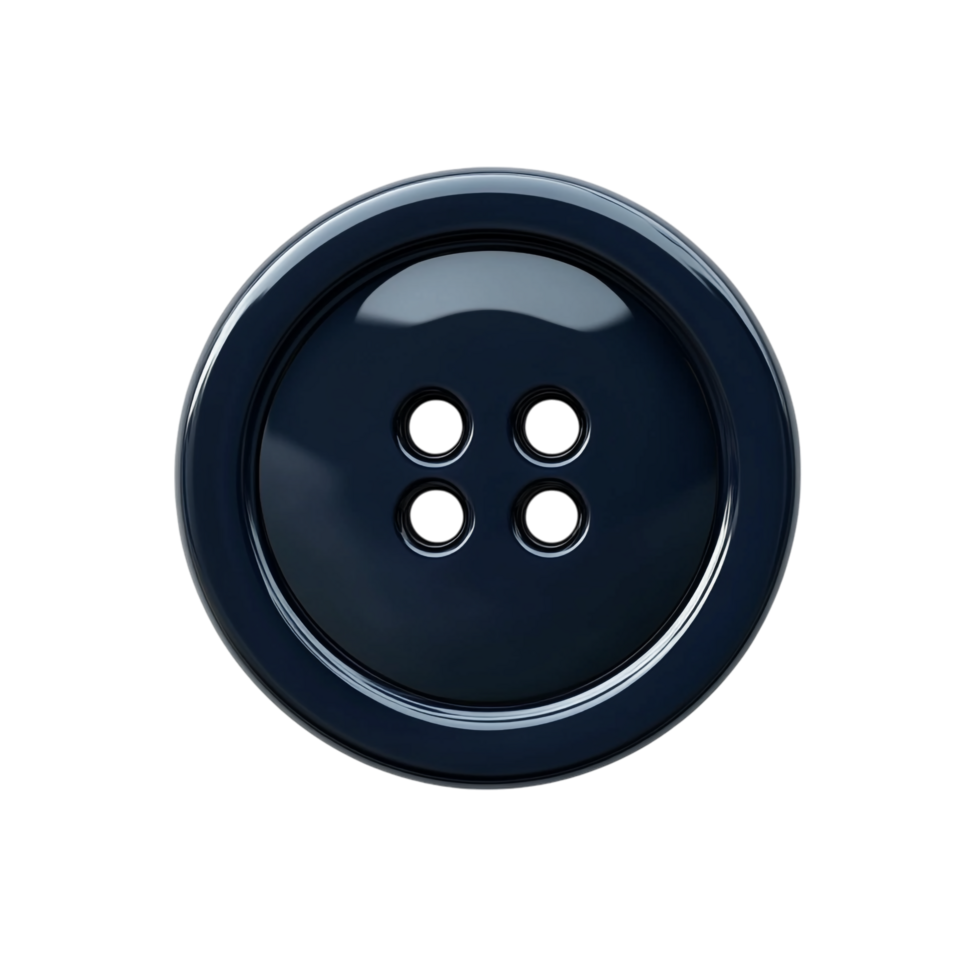 Overcoat button isolated against a transparent background png