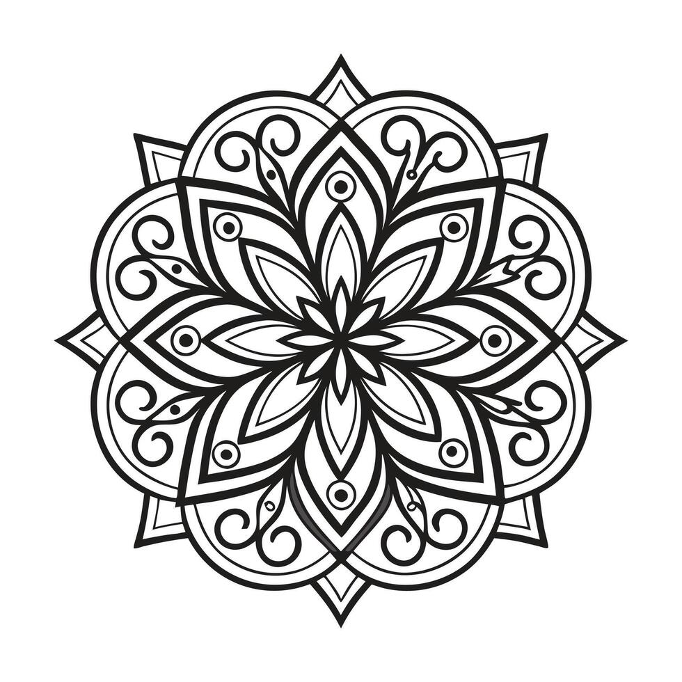 Mandala Design Concept vector