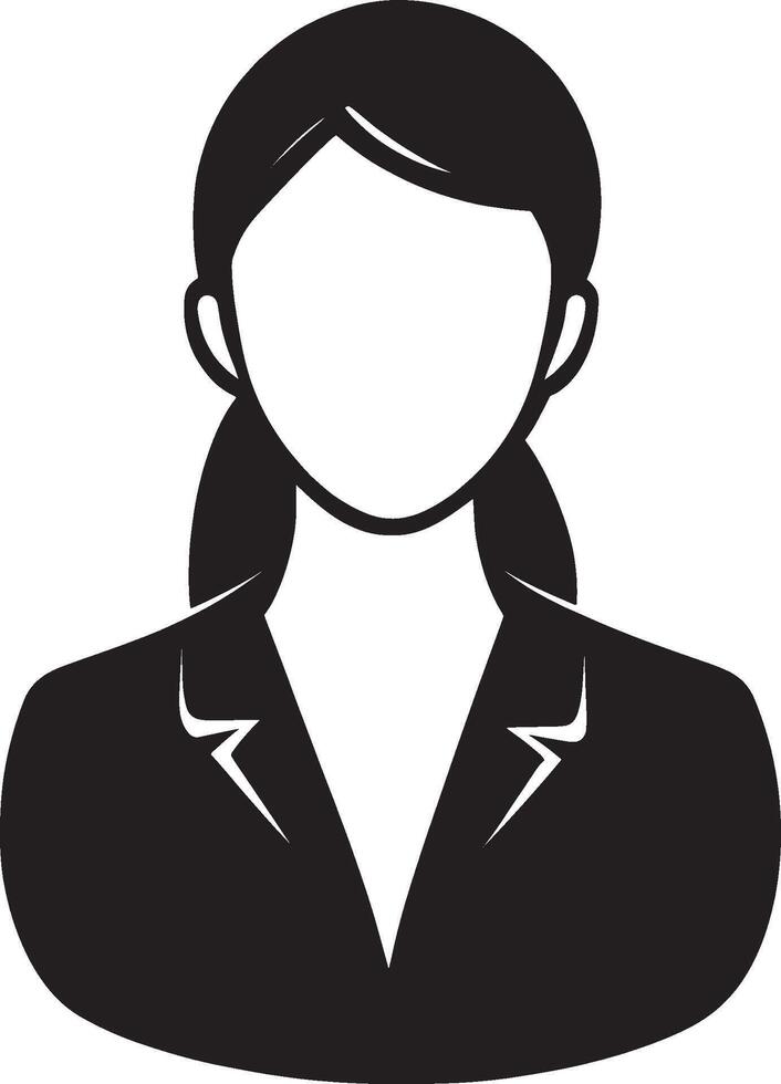 Lawyer icon in black outline style. vector