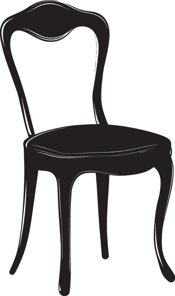 Console table icon in black style. vector