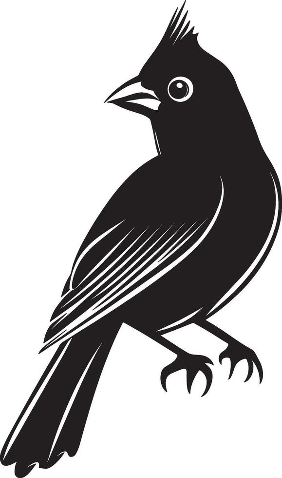 Cardinal icon black illustration vector