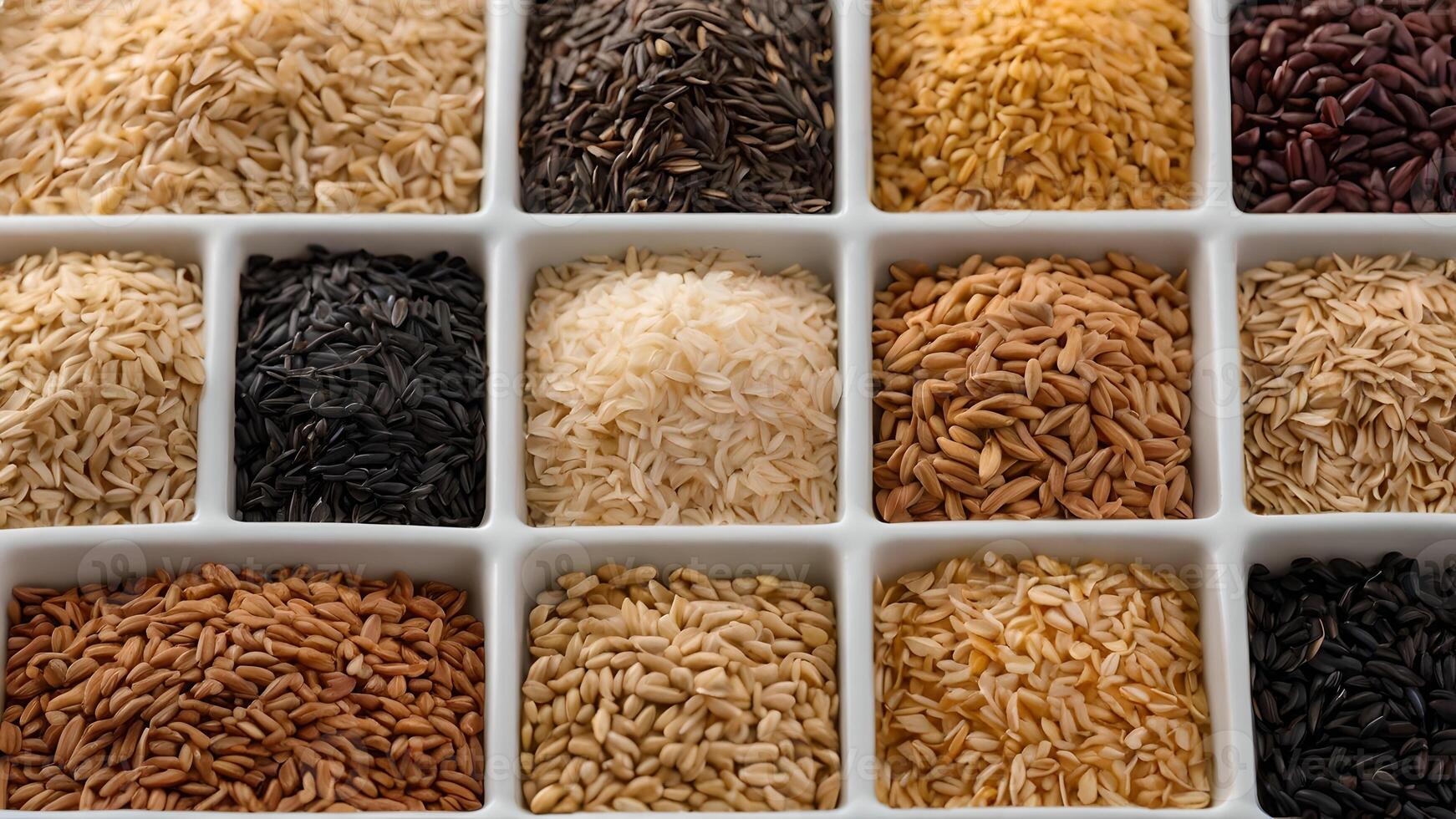 Diverse Grains Collection Oats, Rice, Wheat, and More photo