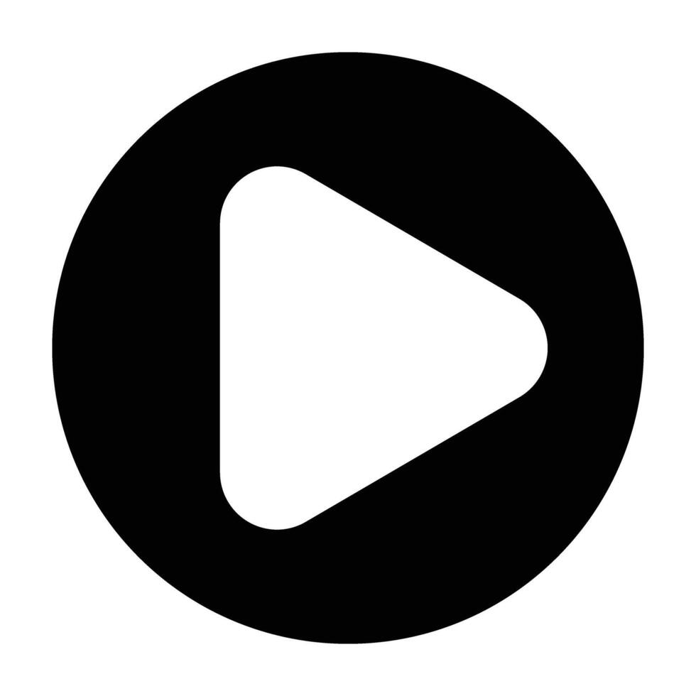 Play button icon illustration vector