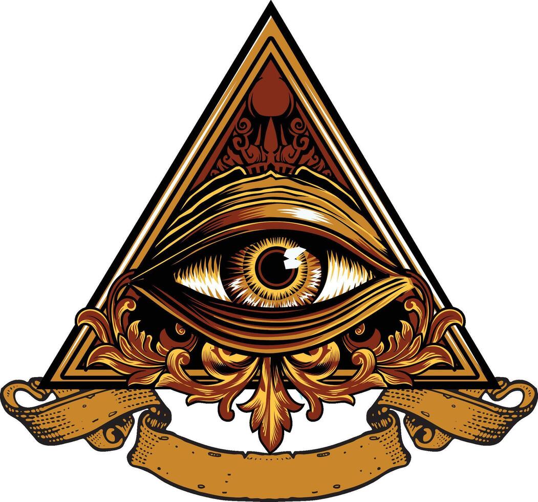 REGAL ALL SEEING EYE vector