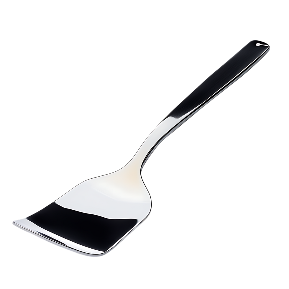 Stainless Steel Spatula on Against Transparent Background png