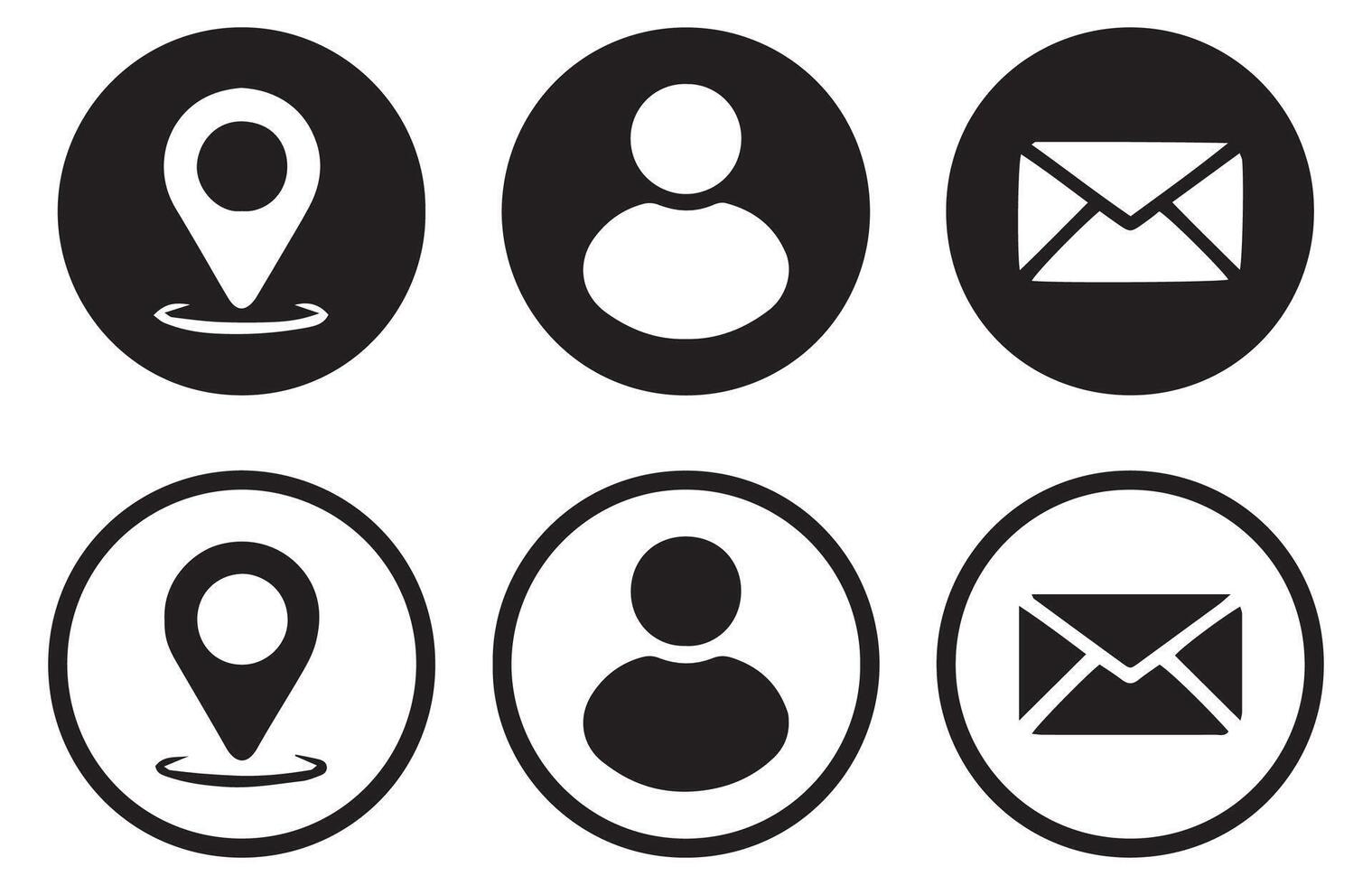 Contact icon symbol. Business card icon. Illustration eps 10 vector