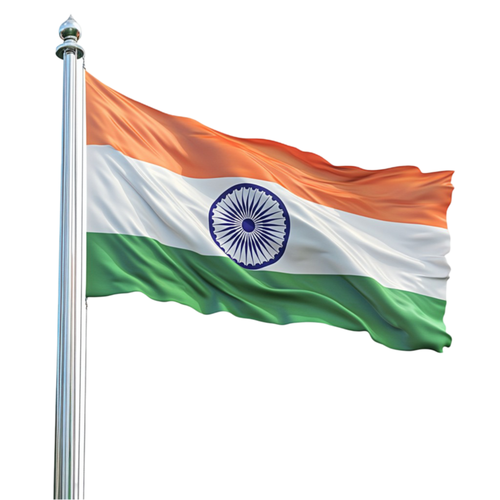 Indian flag waving png