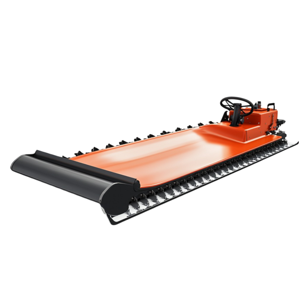 Large Orange and Black Industrial Machine png