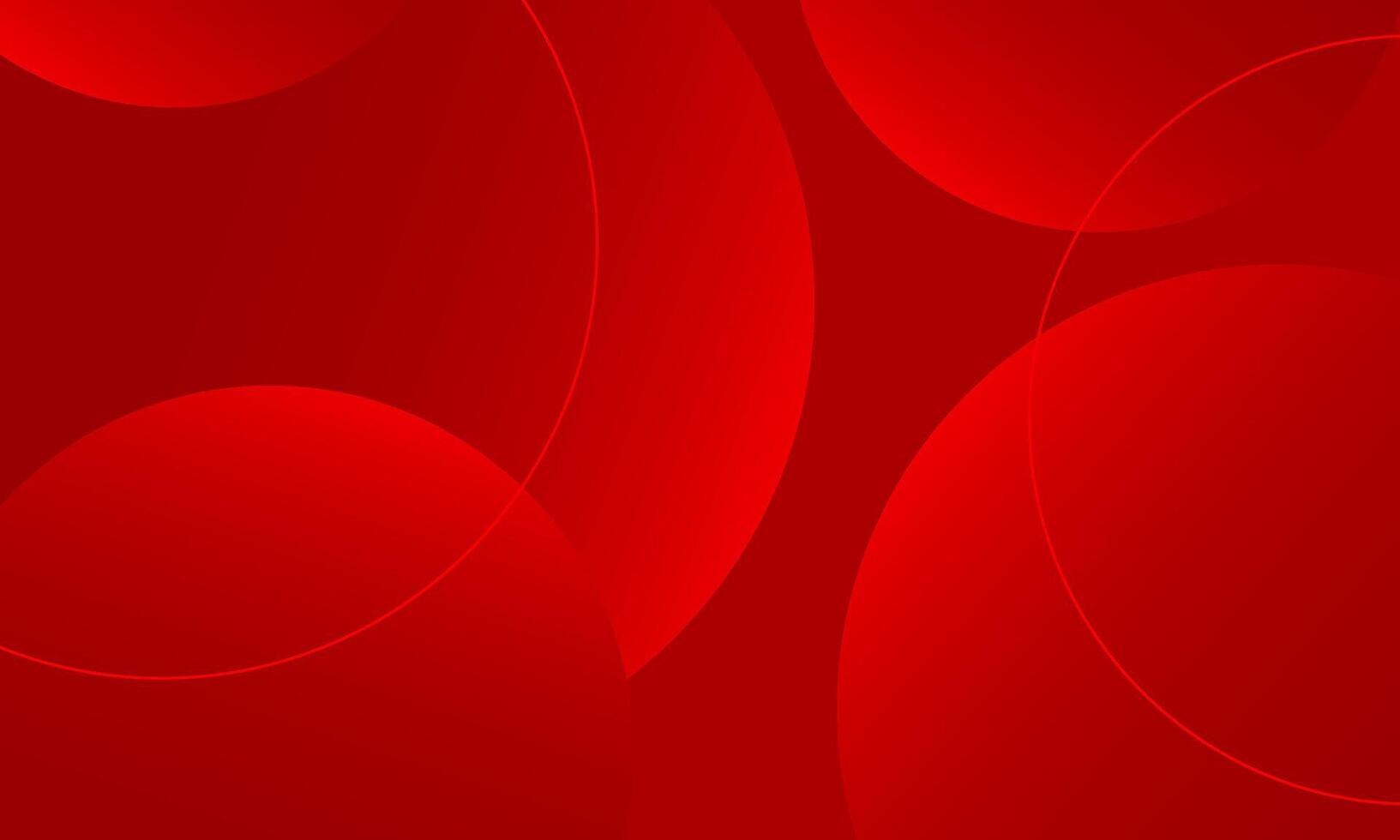 red circle abstract background vector
