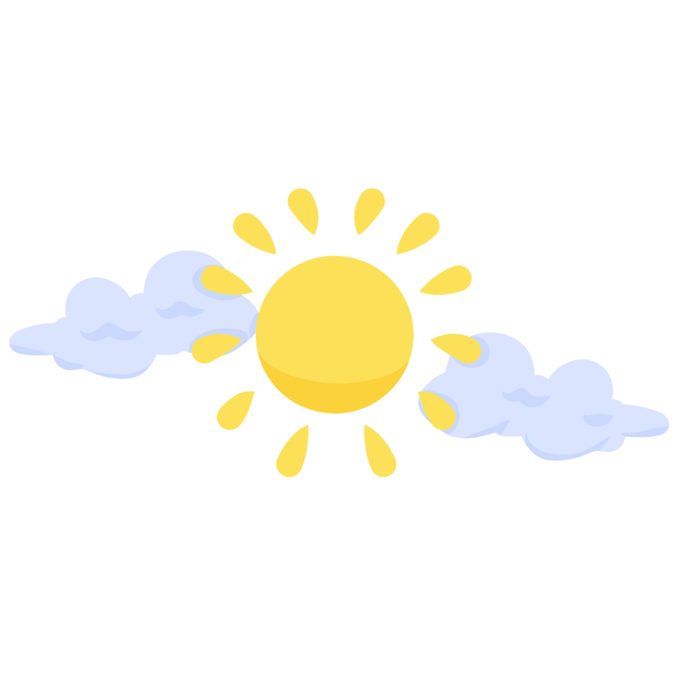Cute Sunny Cloudy png