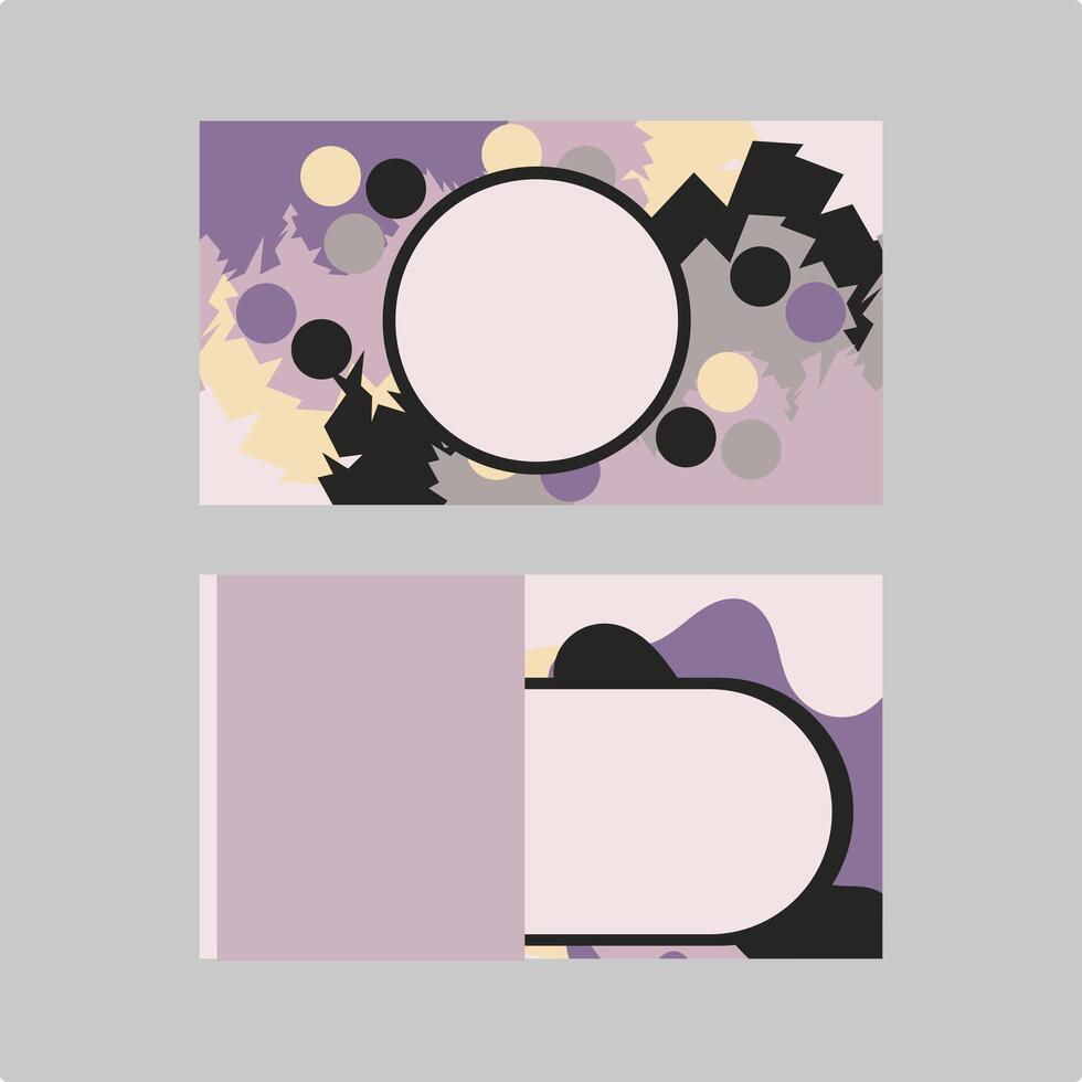 illustration of a set of cards vector