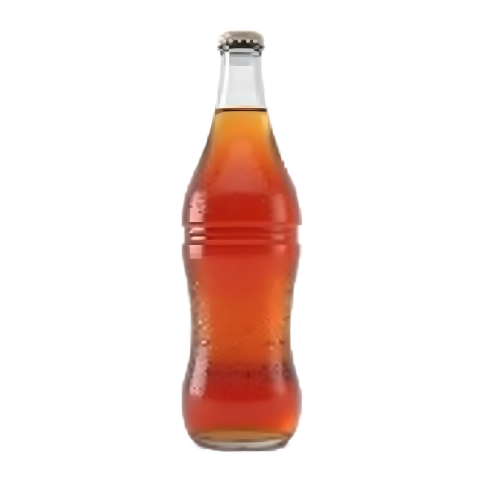 Refreshing Brown Soda Bottle Image Stock Photo png