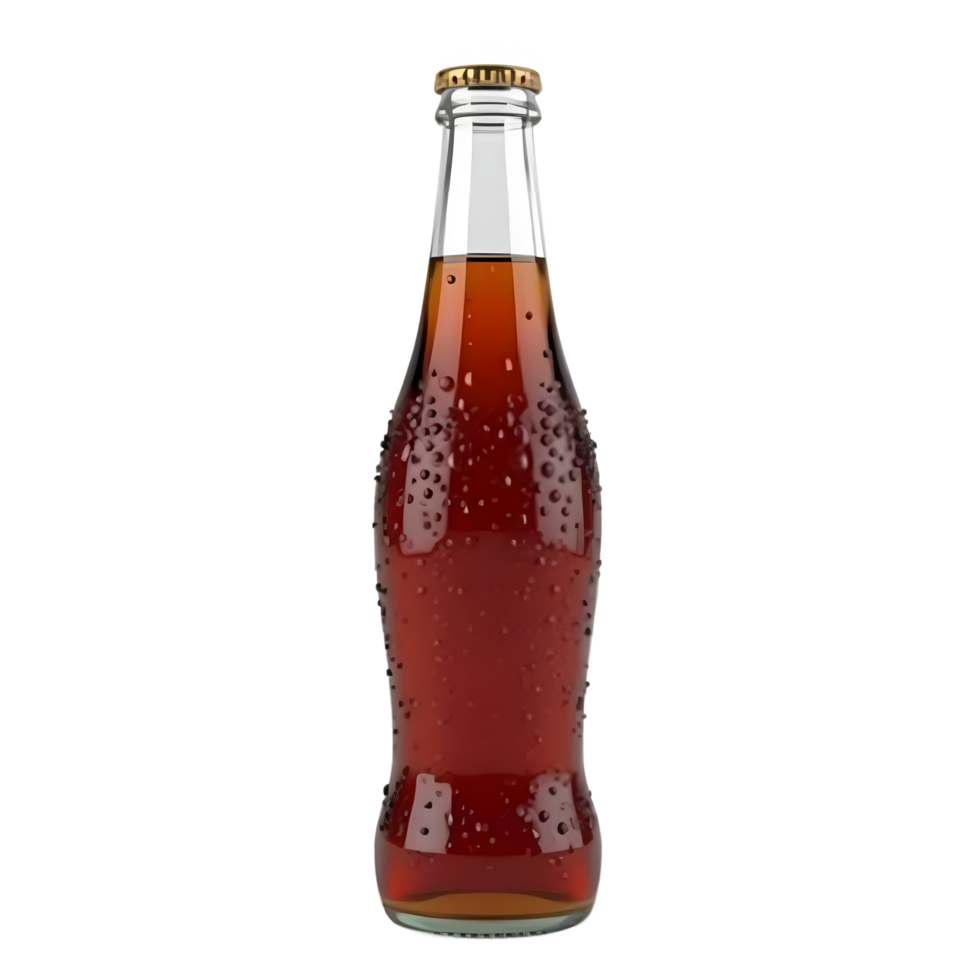 Refreshing Brown Soda Bottle Image Download png