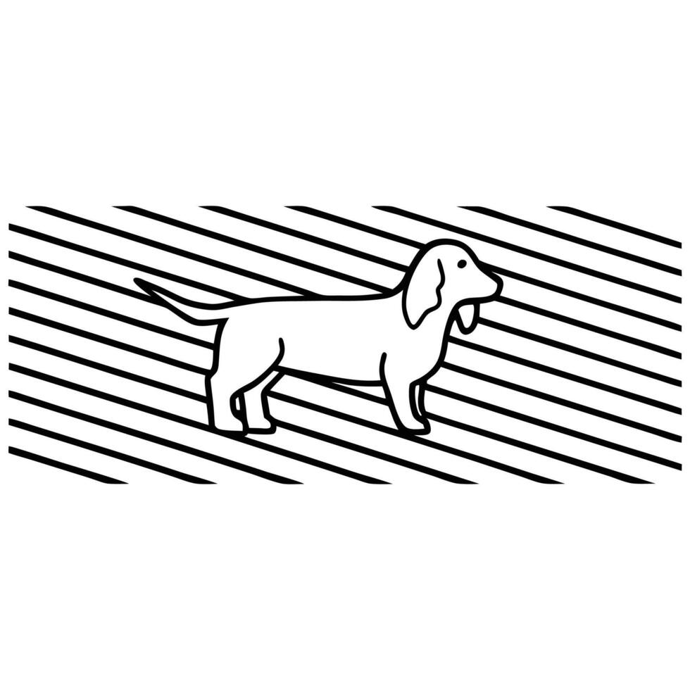 dog silhouette design vector