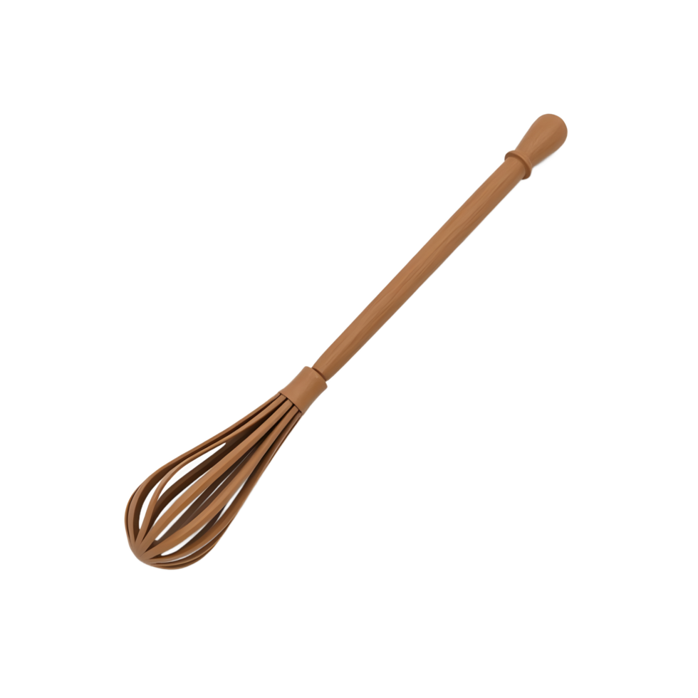 Wooden Whisk Kitchen Tool Baking Pastry Whisk png