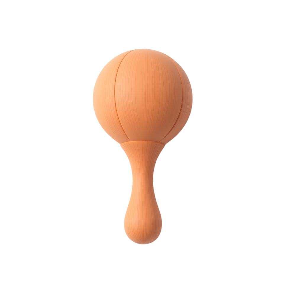 Cute Wooden Baby Rattle Toy for Infants png