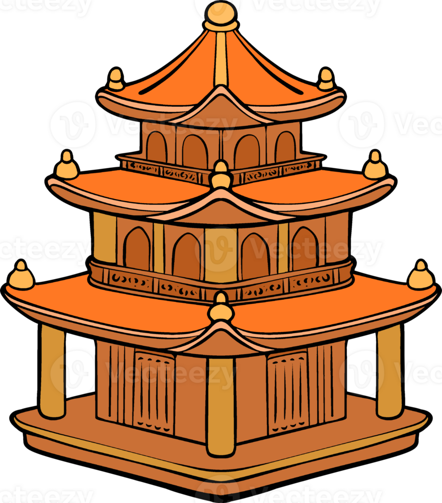 ancient house color png