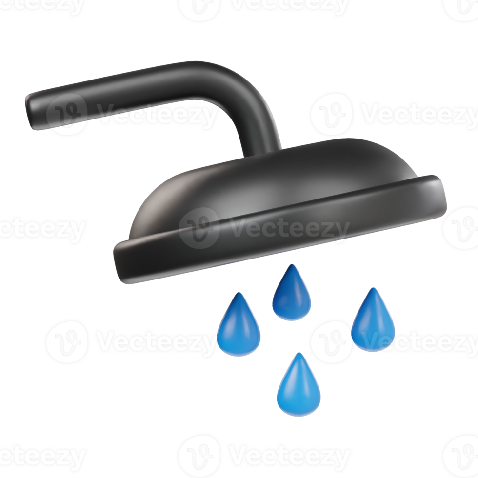 Shower icon 3d png