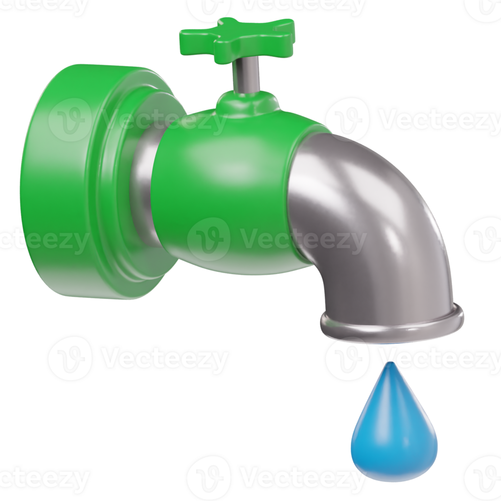 Ramadan water tap icon 3d png