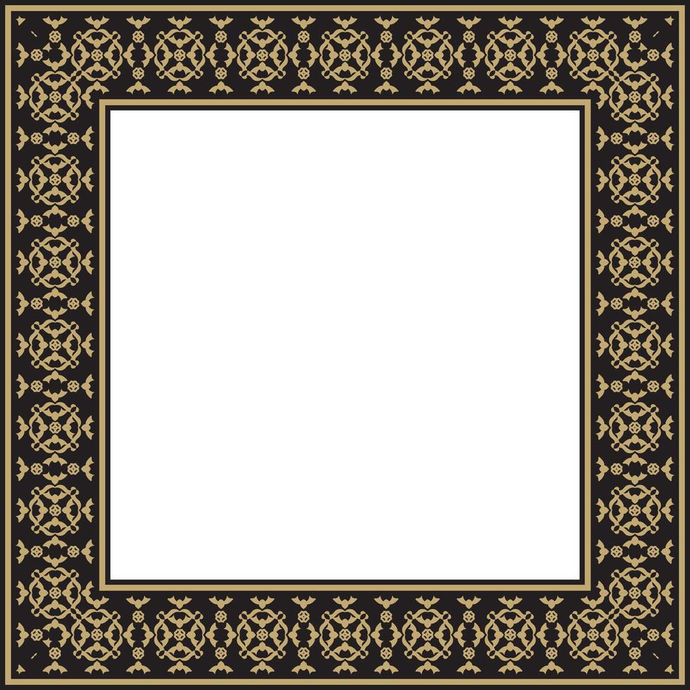 Elegant Decorative Frame and Border Element. vector