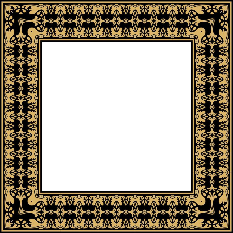 Vintage Ornamental Frame with Luxury Detail. vector