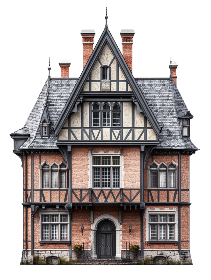 manor house depicted against a transparent background png