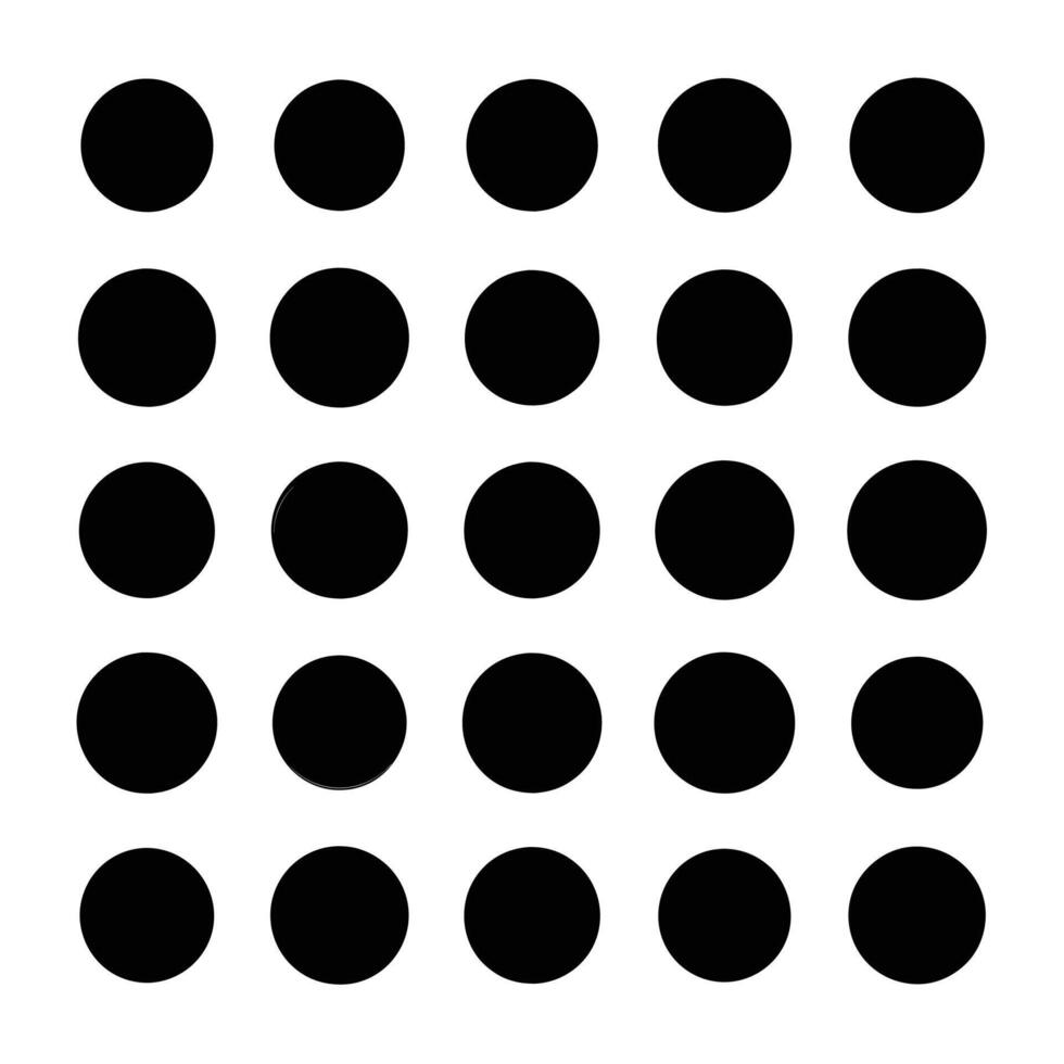 Dot icon set vector
