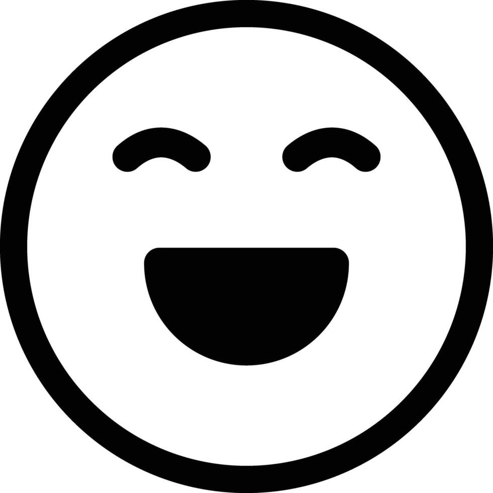 Emotion Icon in line. Emoji icon containing happy emotion, sad, smiling, surprised, angry, relaxed, confused, laughing and shocked isolated on for apps or web vector