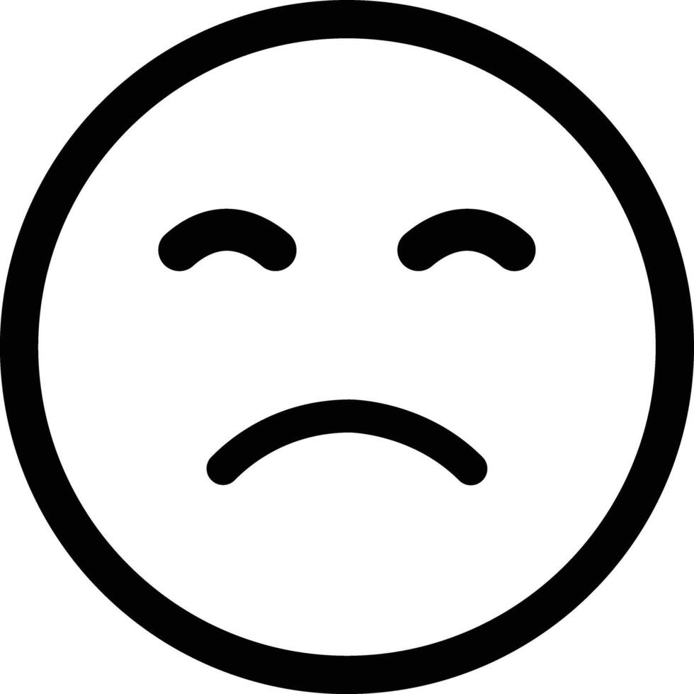 Emoticon Icon in line. Emoji icon containing happy emotion, sad, smiling, surprised, angry, relaxed, confused, laughing and shocked isolated on for apps vector