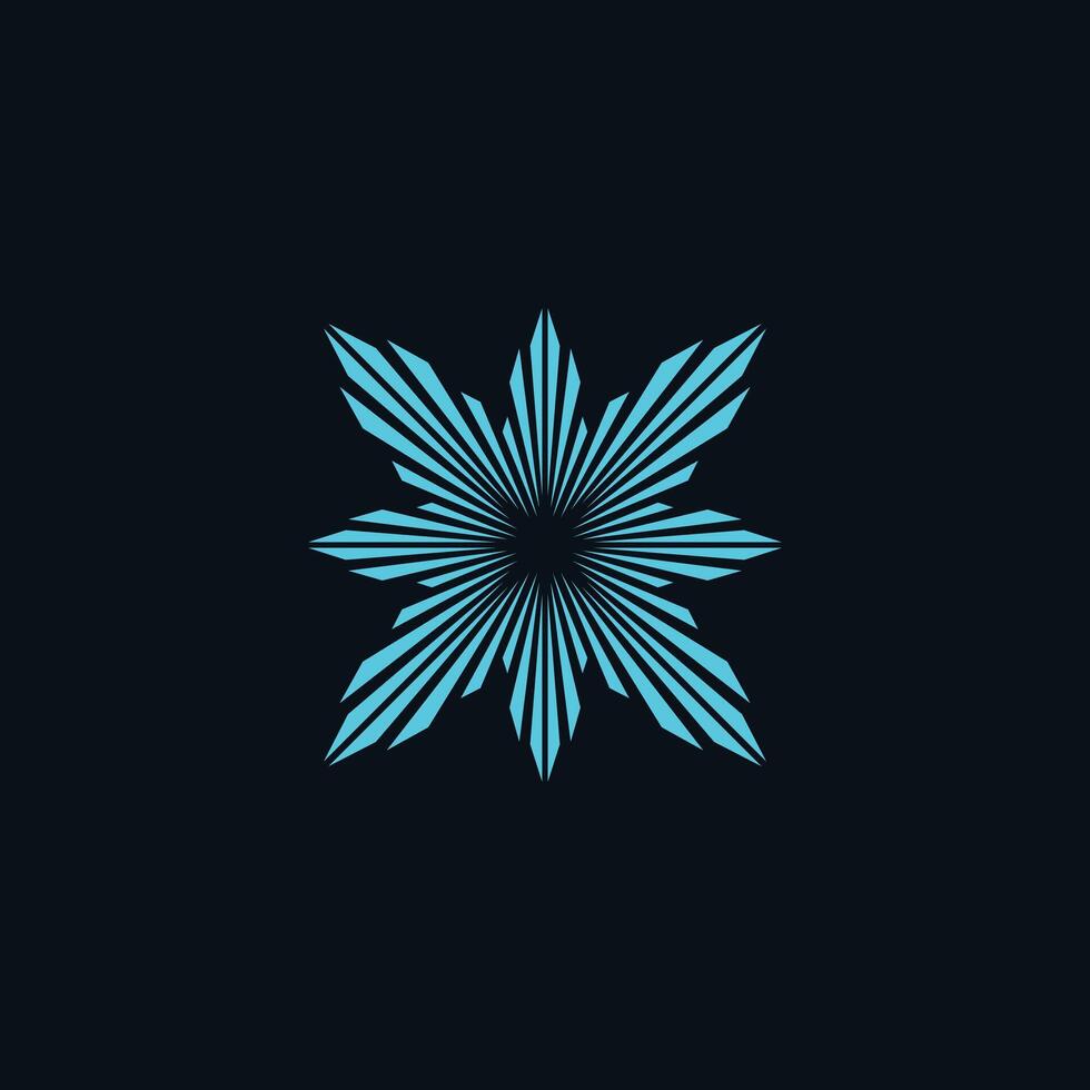 Abstract star logo vector