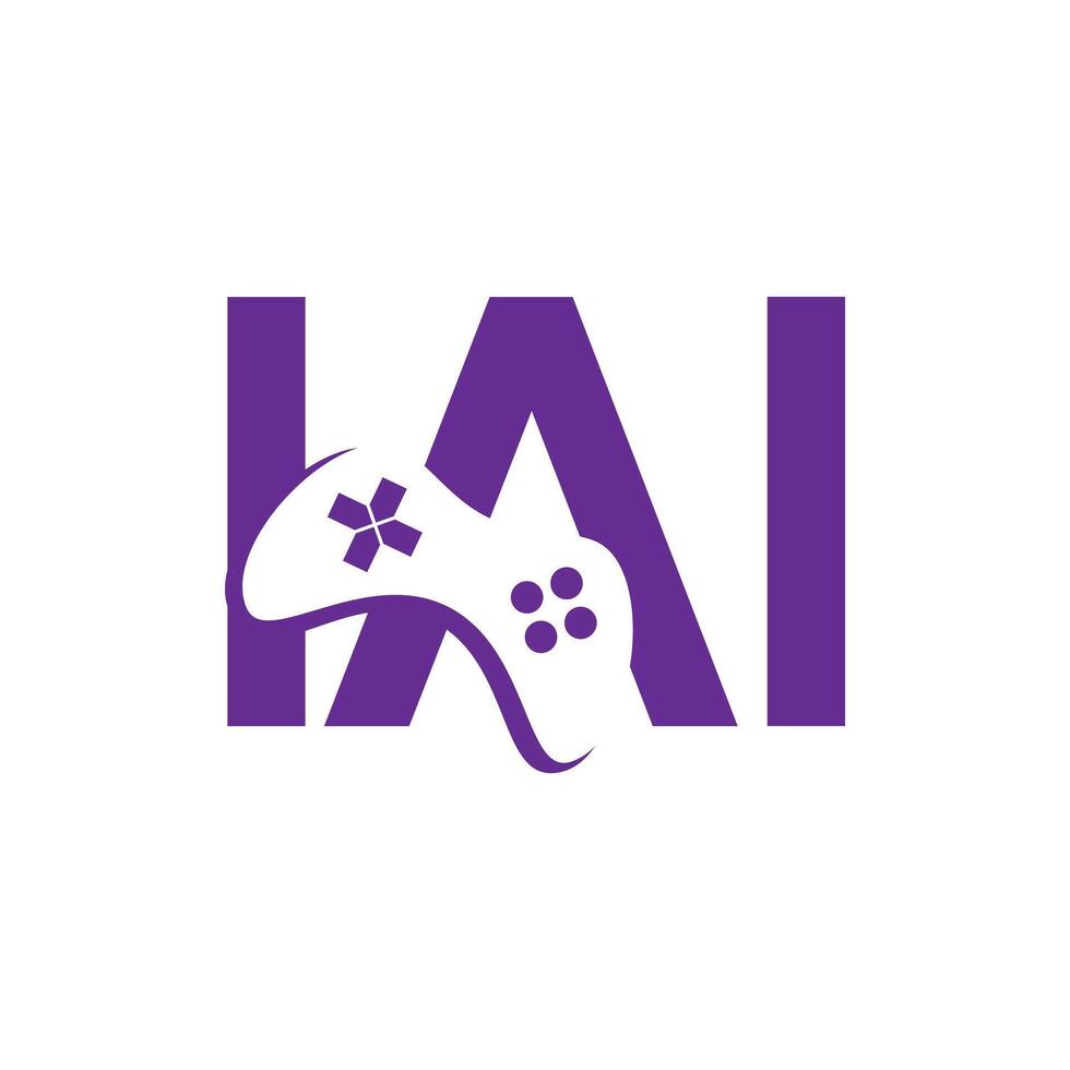 purple gamepad controller vector