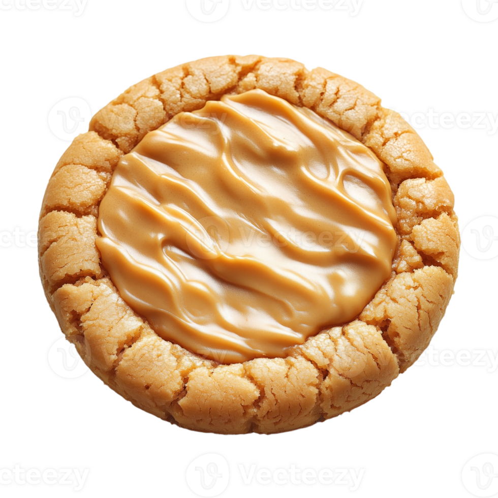 Decadent Cookie with Creamy Caramel Center for Snack Lovers png