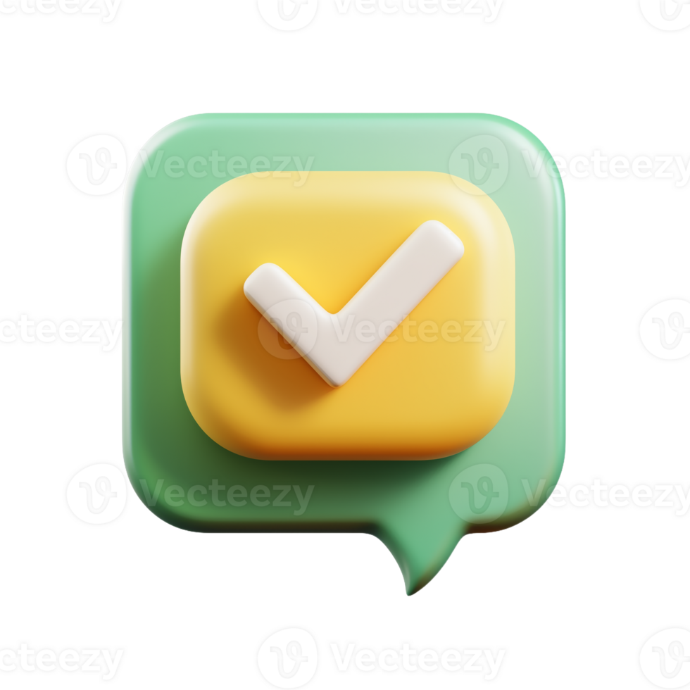 Modern Checkmark Icon for Effective Digital Communication png