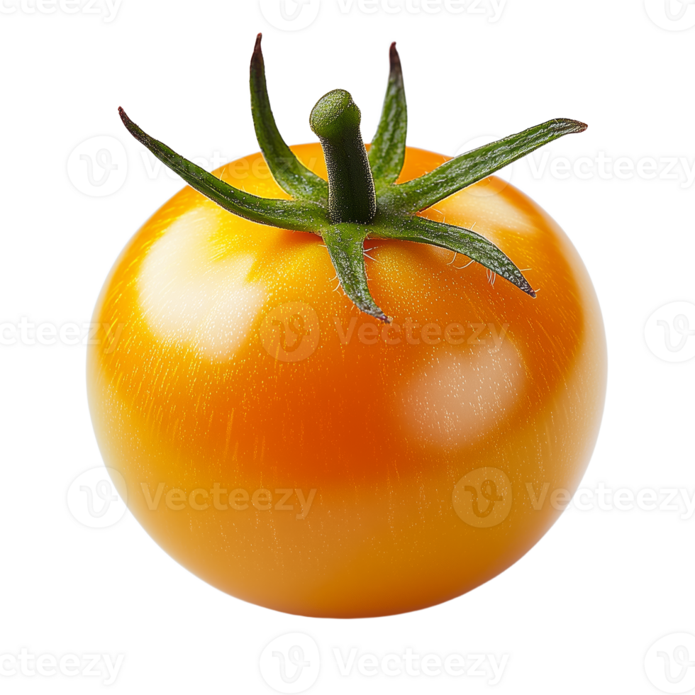 Fresh Ripe Yellow Tomato Perfect for Healthy Summer Dishes png