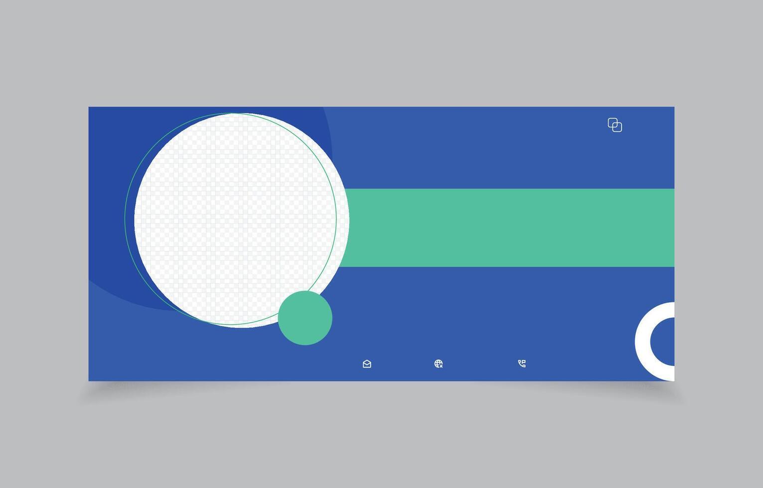 banner design 1290x900 pixels for website social media abstract background vector