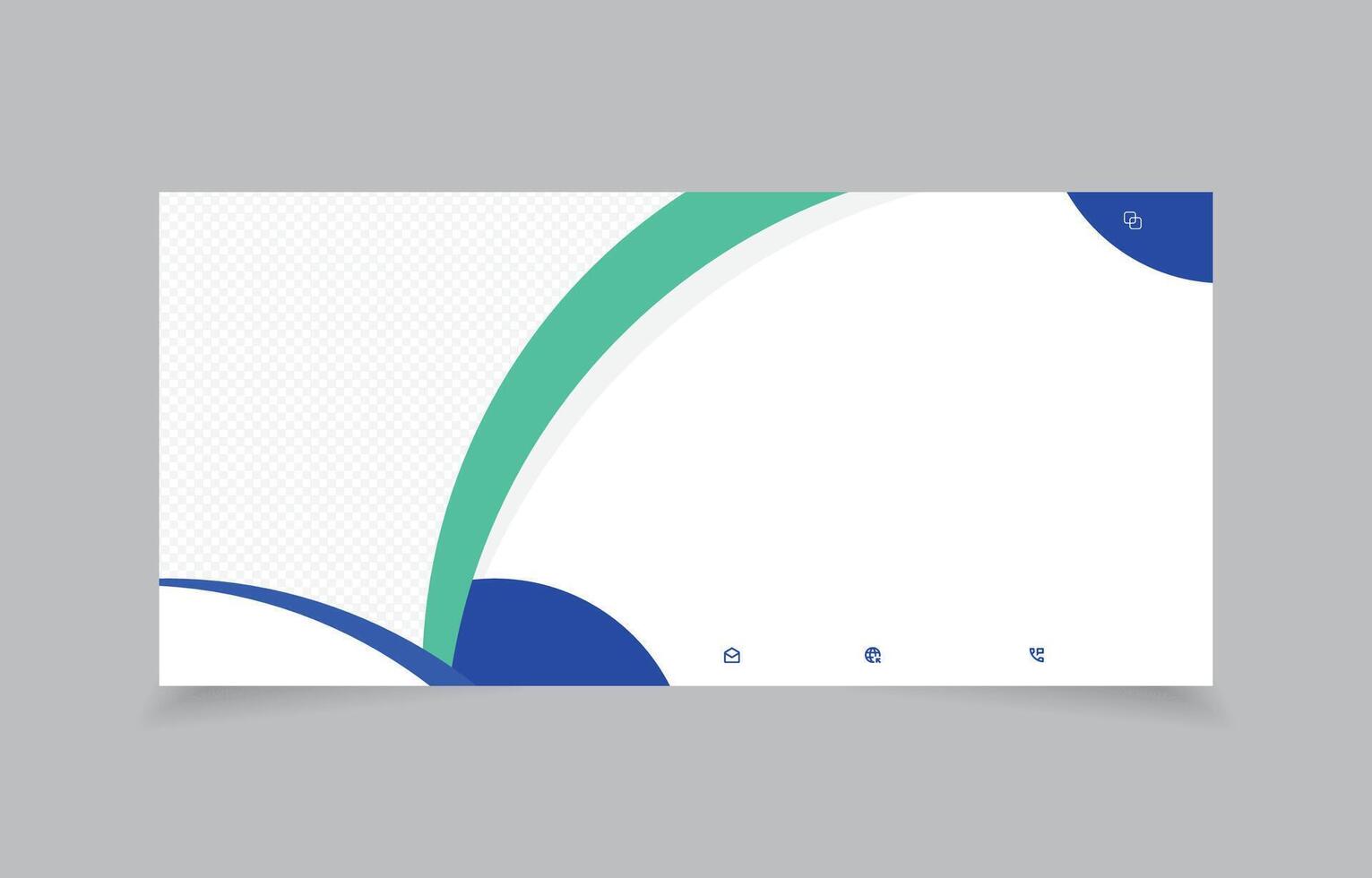 banner template design for social media and website promotion vector
